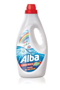 Alba lavatrice capi colorati